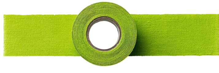 Rolled lime green tape (1)