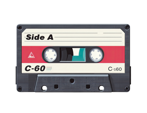 Retro audio cassette tape