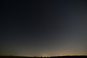 night sky with stars
