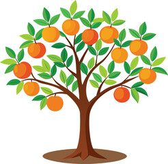 orange tree with fruits
