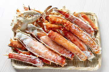 新鮮で美味しいタラバガニ