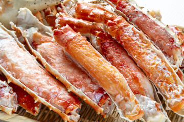新鮮で美味しいタラバガニ