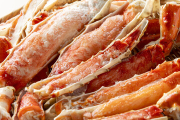 新鮮で美味しいタラバガニ