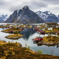 lake in the mountains