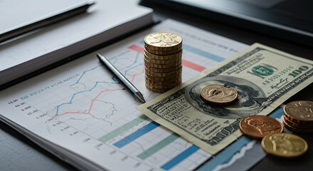 trader   working on chart