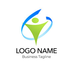 Olympic Sport Competition Logo Design Template