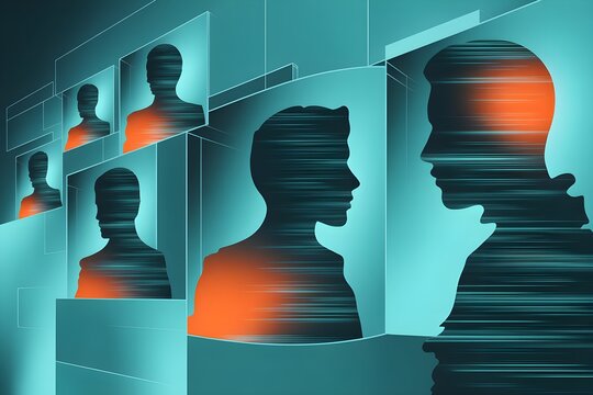 Diverse team collaborating in modern digital network, showcasing connection and innovation for global business growth - Powered by Adobe