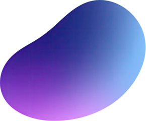 Abstract oval shape gradient