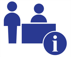 Receptionist vector Icon 