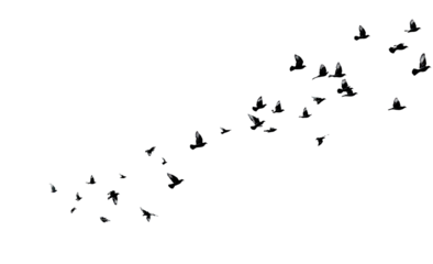 Abstract scattering of small shapes