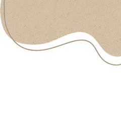 Beige abstract paper texture with wavy lines and organic shape design
