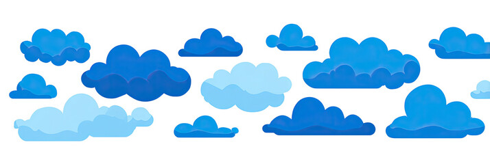 Pixelated blue clouds (1)