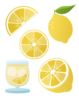 Lemon Illustration Pack