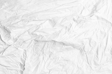 White recycled craft paper texture as background. Grey paper texture, Old vintage page or grunge vignette of old newspaper. Pattern rough art creased grunge letter. Hardboard with copy space for text.