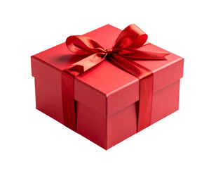 Obraz premium red gift box