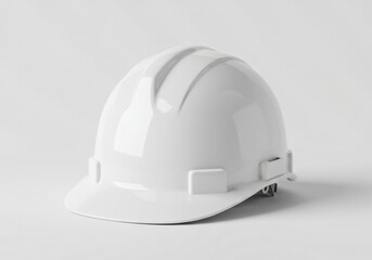white color Construction Hard Hat Mockup 