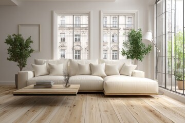 Modern living room interior