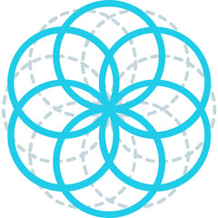 vector illustration of a compass