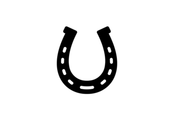 Abstract UShaped Light Pattern Glowing Dots and Lines on Black Background isolated on transparent background