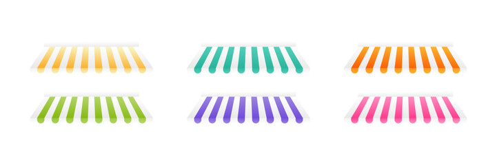 Colorful Awning Patterns