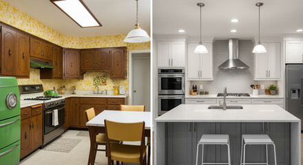 Before and After Kitchen Remodel