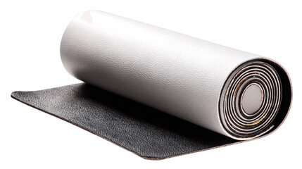 An individual designer leather desk mat, white background --ar 16:9