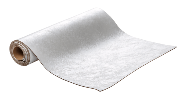 An individual designer leather desk mat, white background --ar 16:9