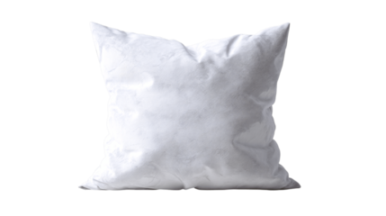 An isolated luxury velvet throw pillow, white background --ar 16:9