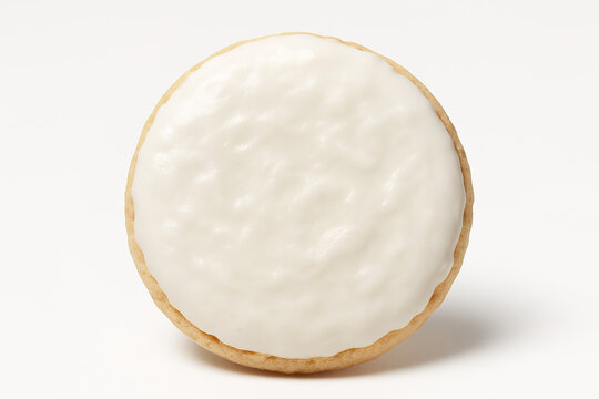 Frosted Sugar Cookie on White