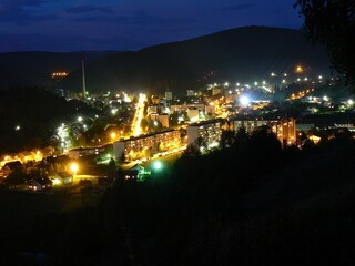 night view of Hrinova