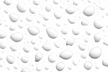 Abstract pattern of white shapes on a black background