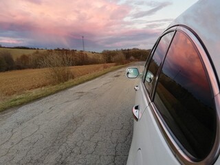 driving on the road