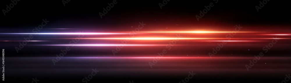 Poster mysterious red light glowing in the deepest darkness an abstract composition of luminous energy and 