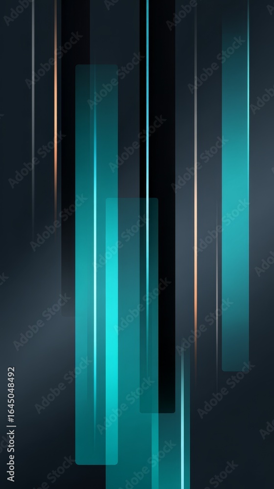 Poster vibrant and modern abstract background featuring a seamless pattern of glowing blue and green stripe