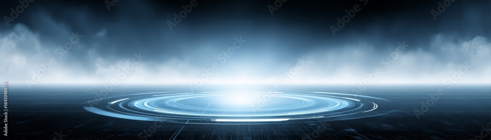 Poster a mesmerizing abstract visual featuring a luminous central core of brilliant light emanating from th
