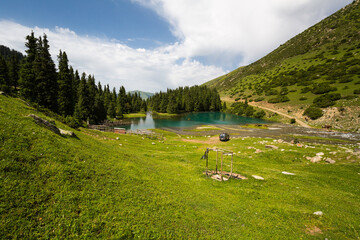 Tianshan Mountains in Kyrgyzstan
