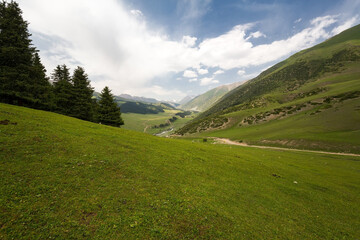 Tianshan Mountains in Kyrgyzstan