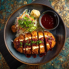 トンカツプレート