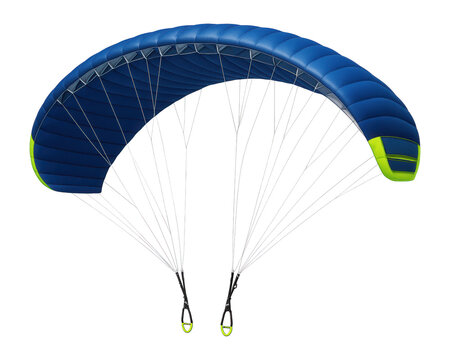Glide parachute with variable wing design for paragliding sports