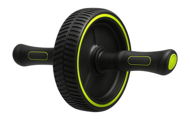 Ab roller wheel with dual non-slip handles for core training