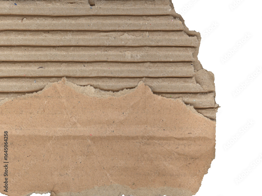 Poster rough torn cardboard edges create a rustic texture perfect for package design mockups or diy craft p