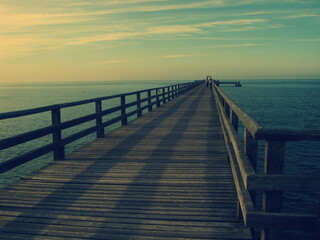 Fototapeta premium Langer Steg