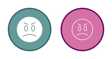 Angry Face Icon Design