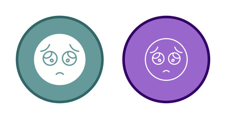 Pleading Face Icon Design