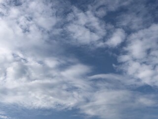 blue sky with clouds