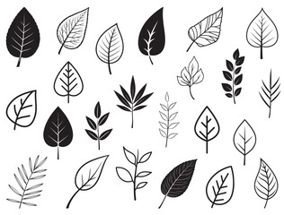 SIMPLE LEAF SILHOUETTE
