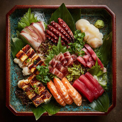 色々な種類のお刺身