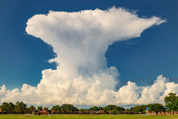 Cumulus Congestus Cloud in Southern Texas sky