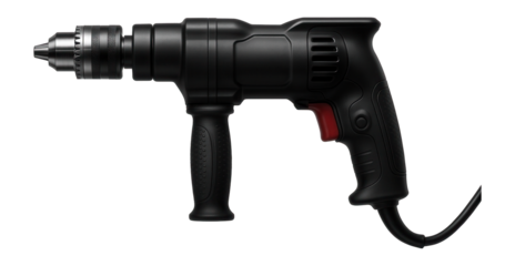 Heavy-duty corded drill with a dual-range transmission for demanding drilling tasks.