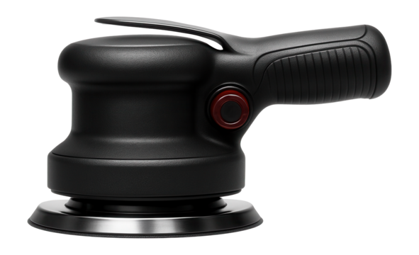 Compact orbital sander with a precision control dial for delicate veneering tasks.